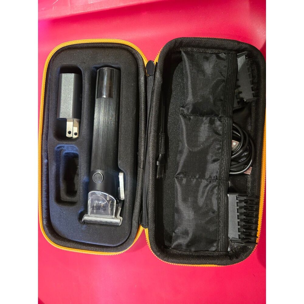 The Cut Buddy Cordless Hair Trimmer Clipper Kit Rechargeable w/ Case Guards